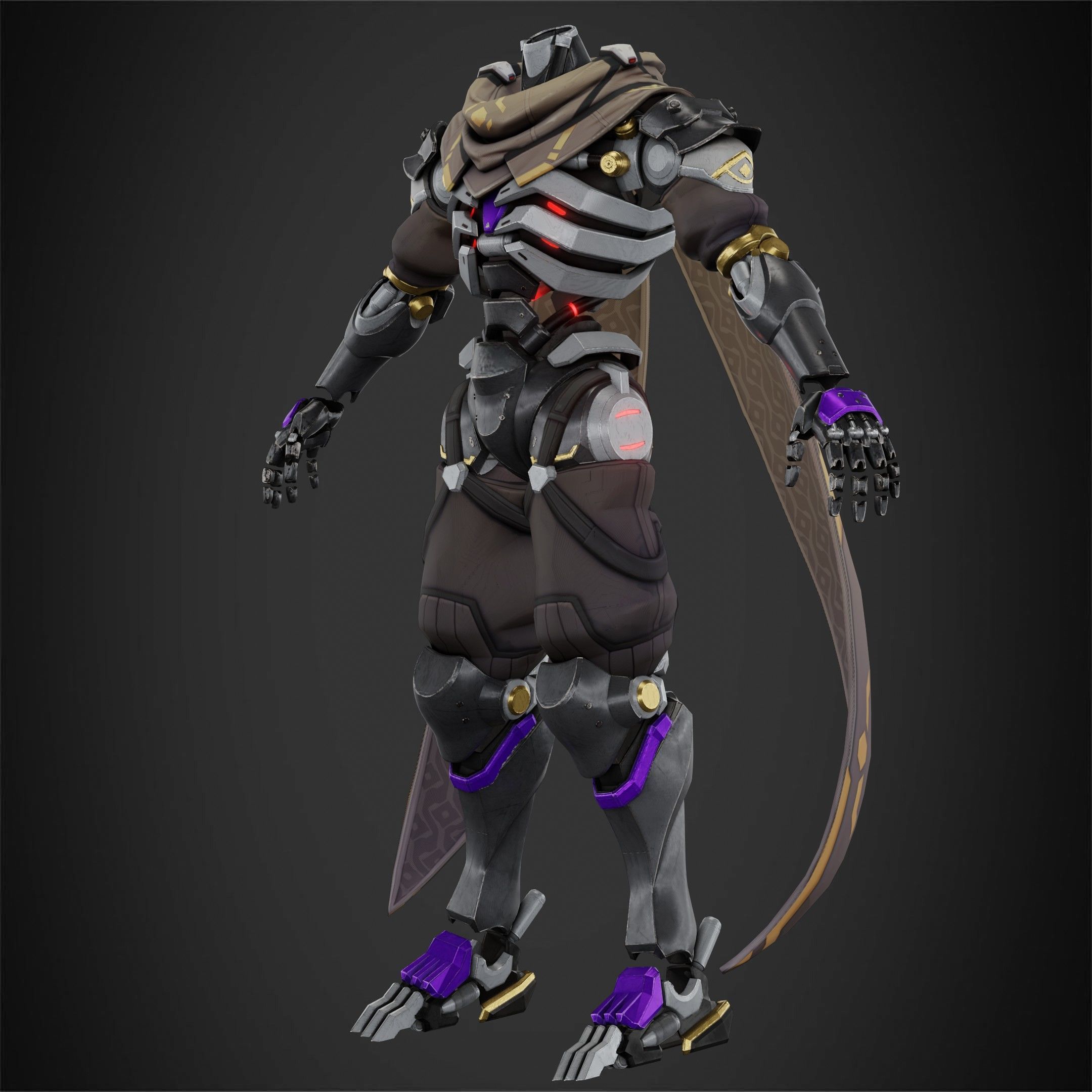 Overwatch 2 Ramattra Armor for Cosplay 3D print model_3