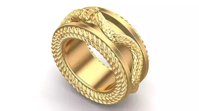 Snake Spinner Ring                    