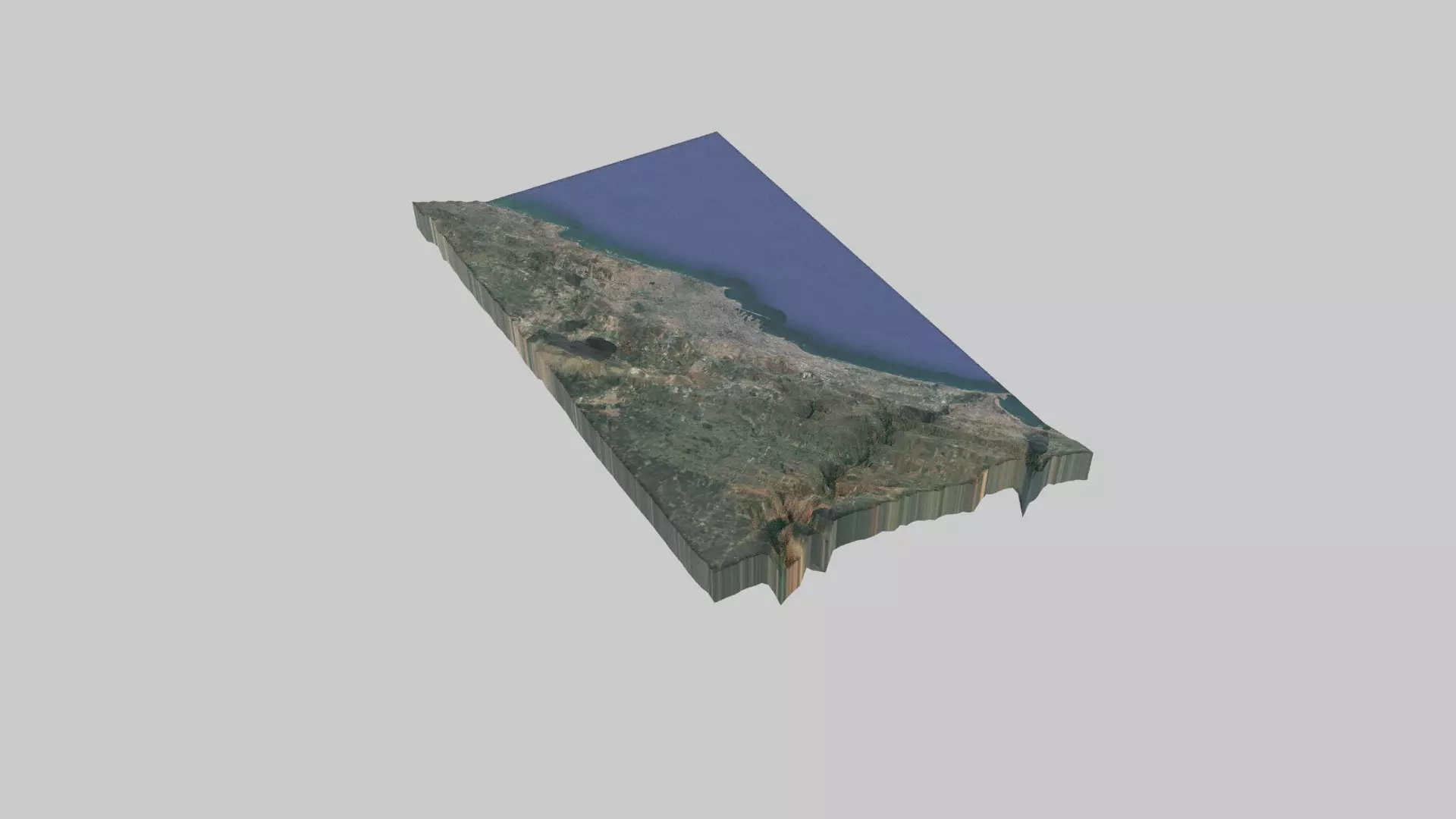 Casablanca City Low-poly 3D model