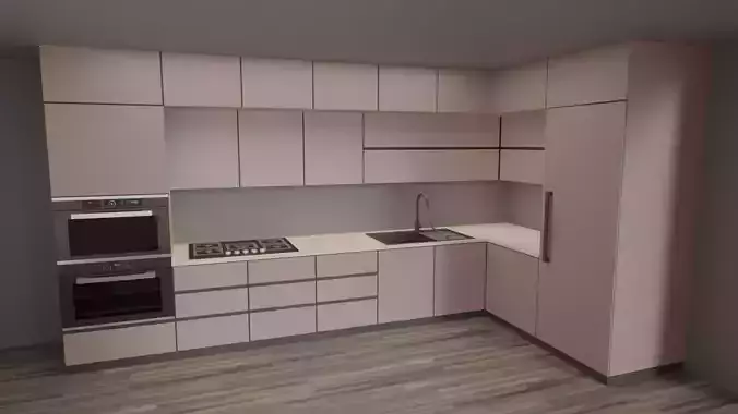 Kitchen in the interior