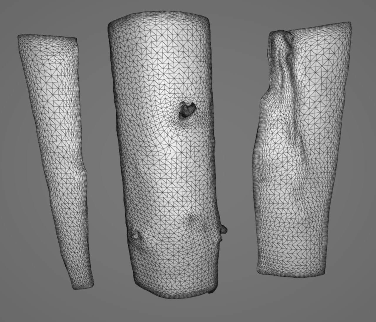 Firewood Logs - Stylized Low Poly Wood Stack for Camp Low-poly 3D model_20