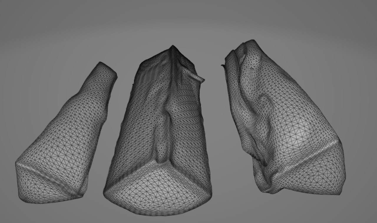 Firewood Logs - Stylized Low Poly Wood Stack for Camp Low-poly 3D model_17