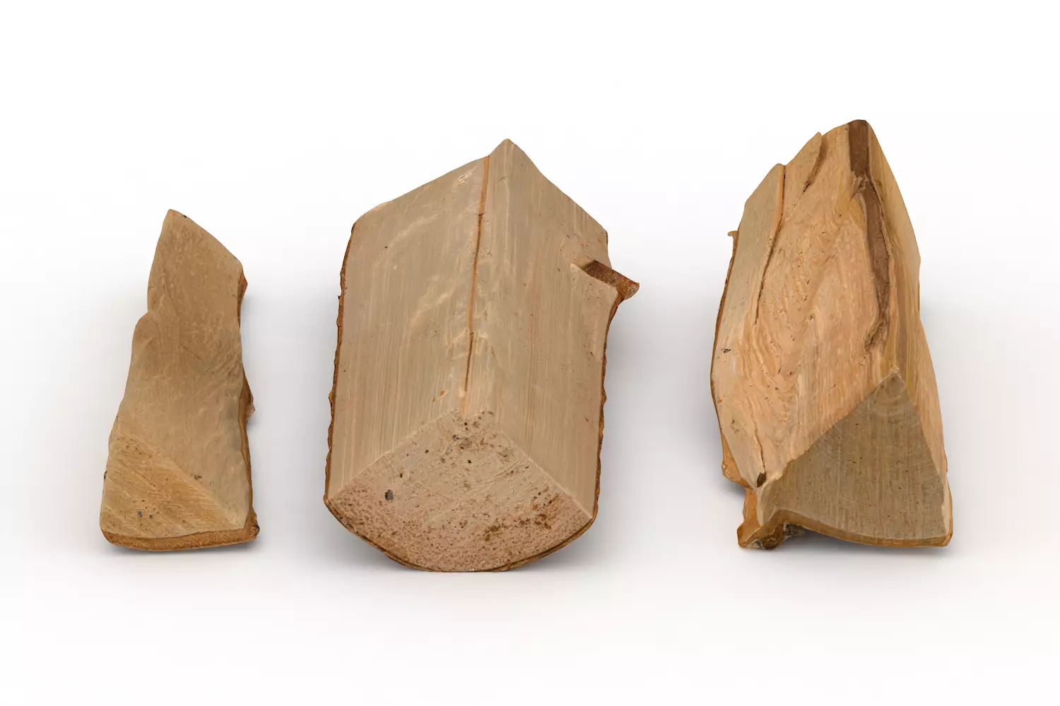 Firewood Logs - Stylized Low Poly Wood Stack for Camp Low-poly 3D model_0