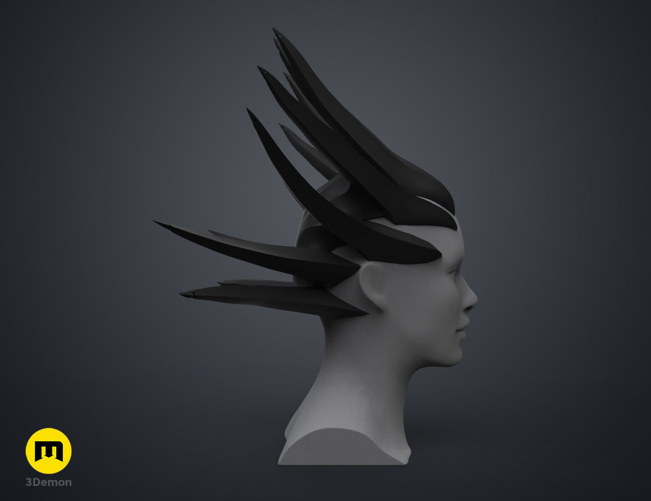 Kenpachi Zaraki Hair - Bleach 3D print model_18
