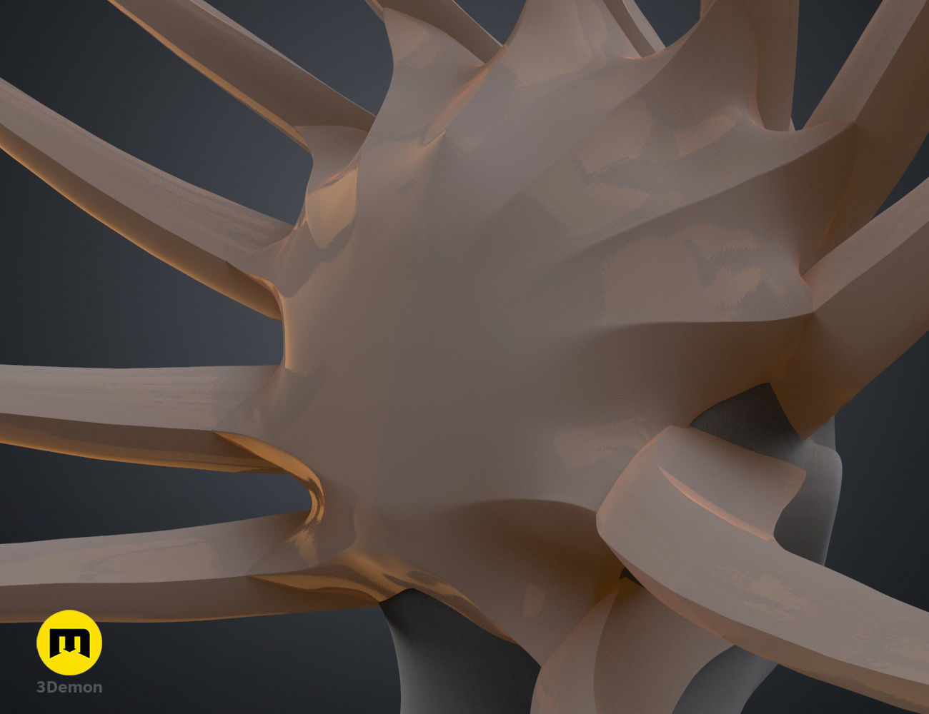 Kenpachi Zaraki Hair - Bleach 3D print model_15