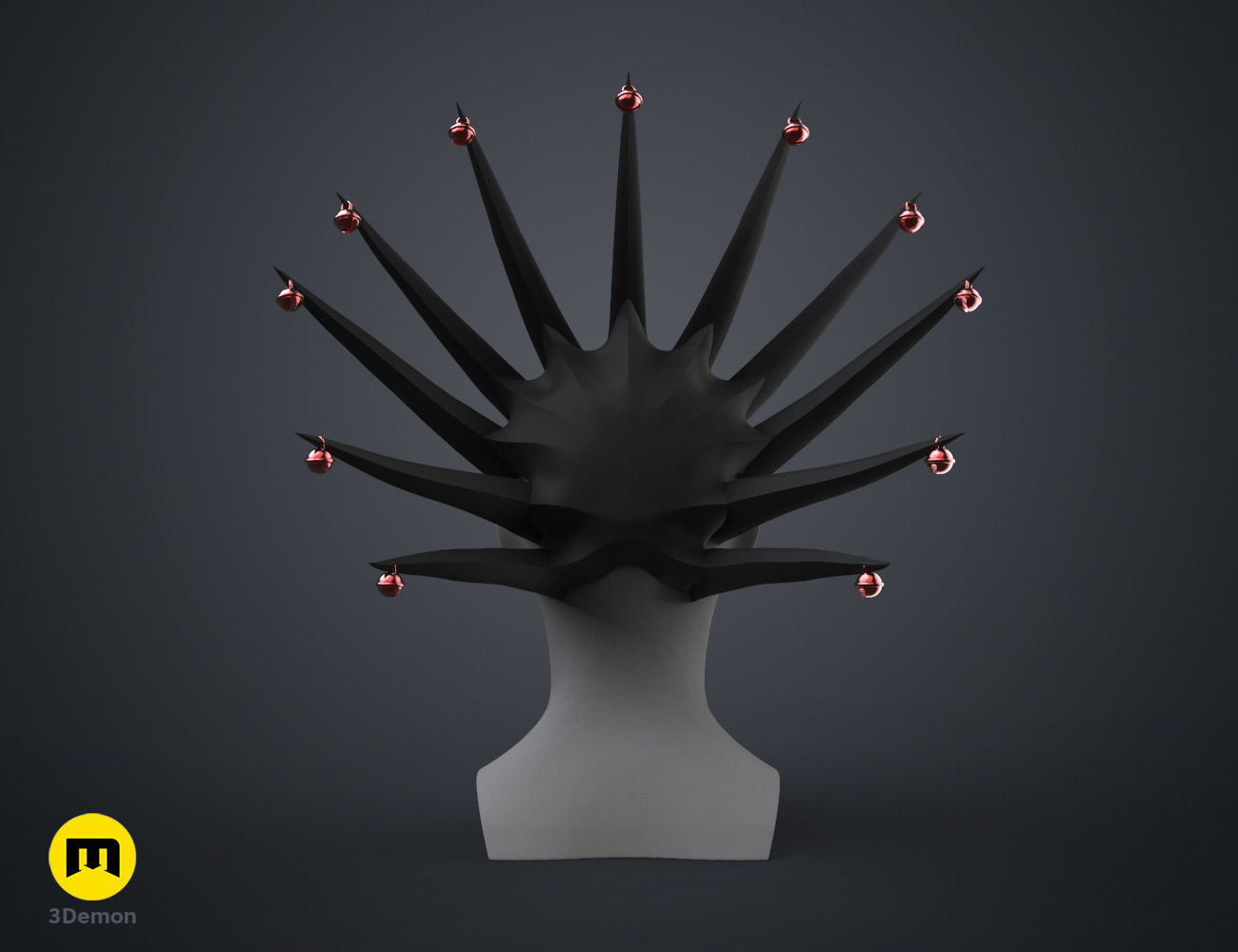 Kenpachi Zaraki Hair - Bleach 3D print model_4