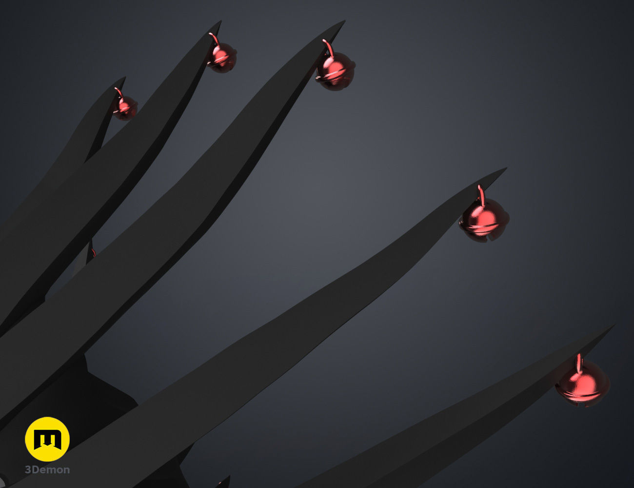 Kenpachi Zaraki Hair - Bleach 3D print model_6