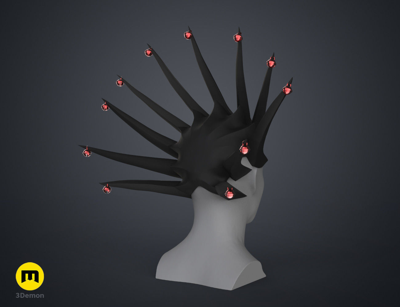 Kenpachi Zaraki Hair - Bleach 3D print model_20