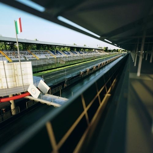 Monza Circuit - Autodromo Di Monza - Italy Low-poly 3D model 2