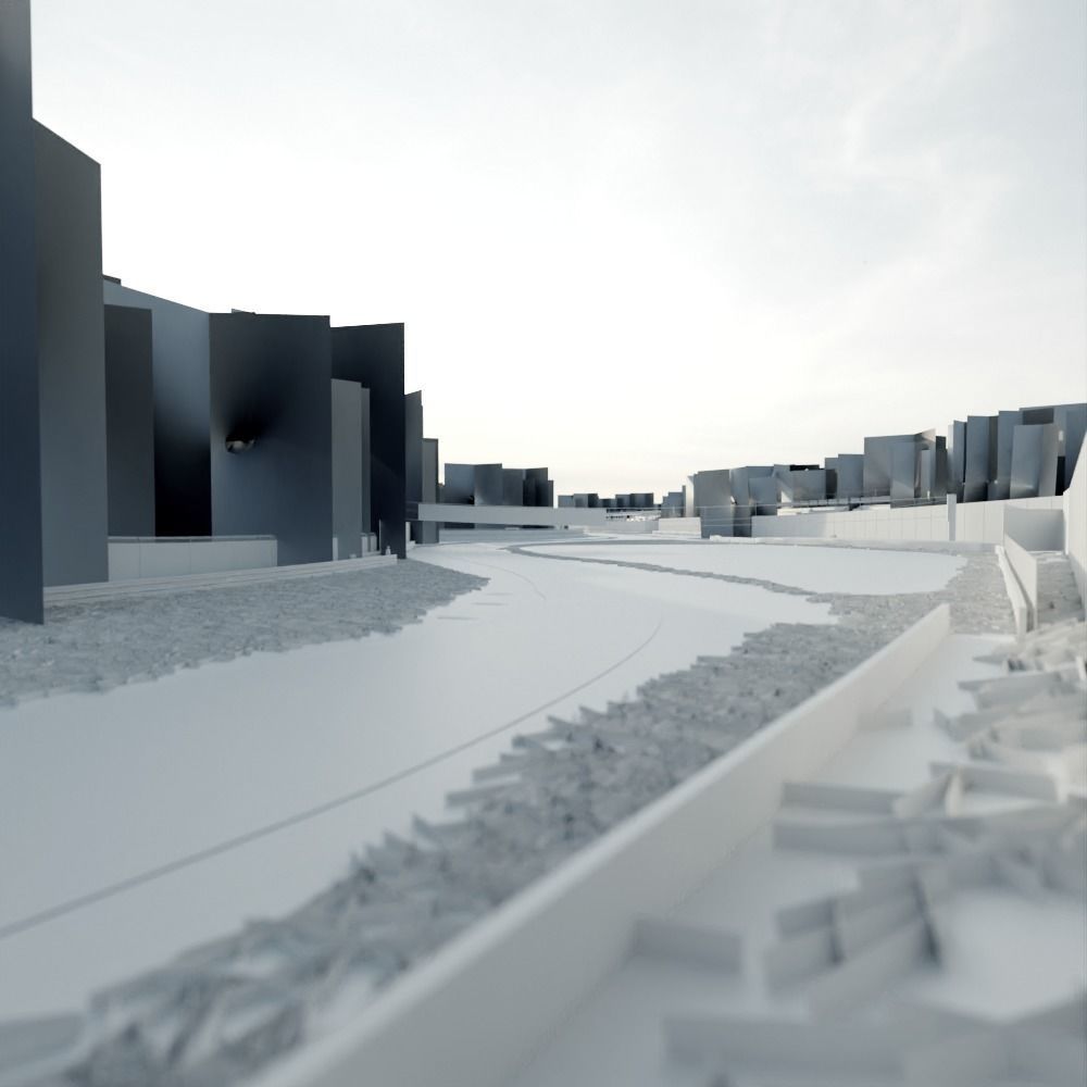 Monza Circuit - Autodromo Di Monza - Italy Low-poly 3D model_10