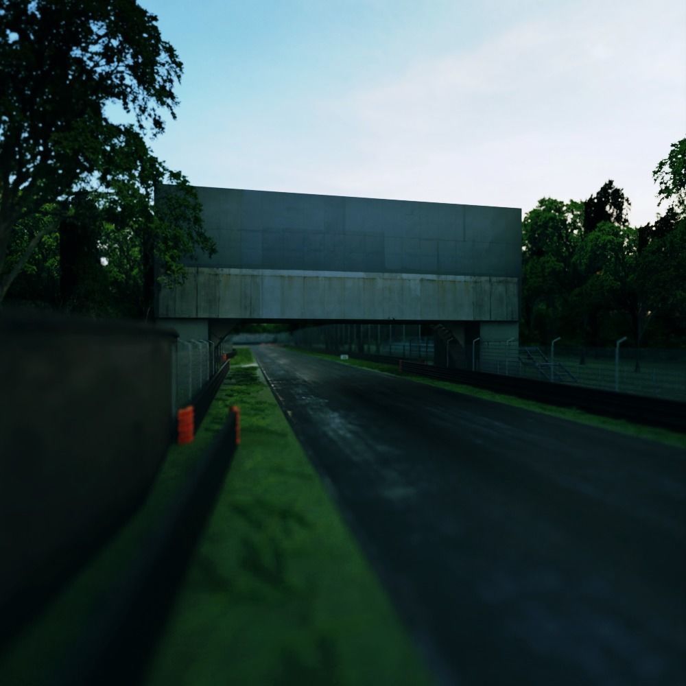 Monza Circuit - Autodromo Di Monza - Italy Low-poly 3D model_3