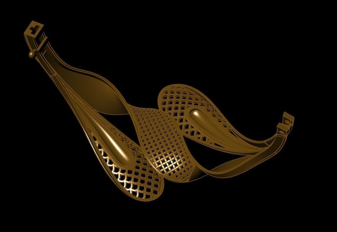 bracelet and ring 3D print model_5