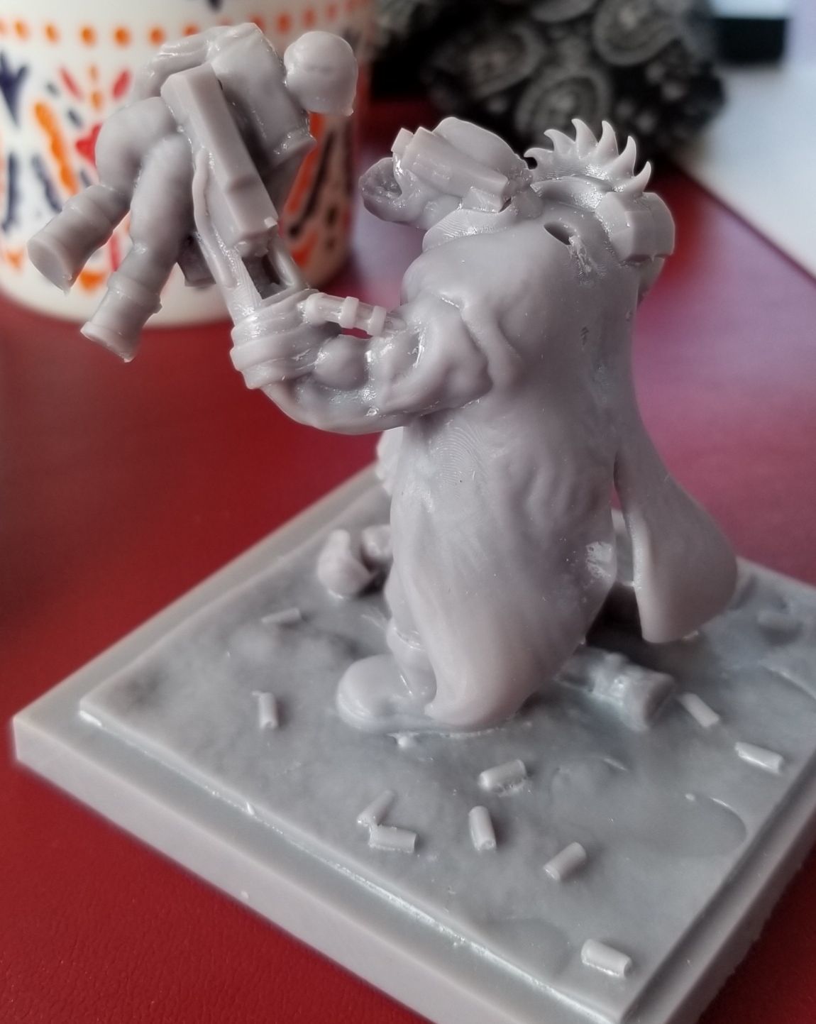 Ork Warboss 3D print model_1