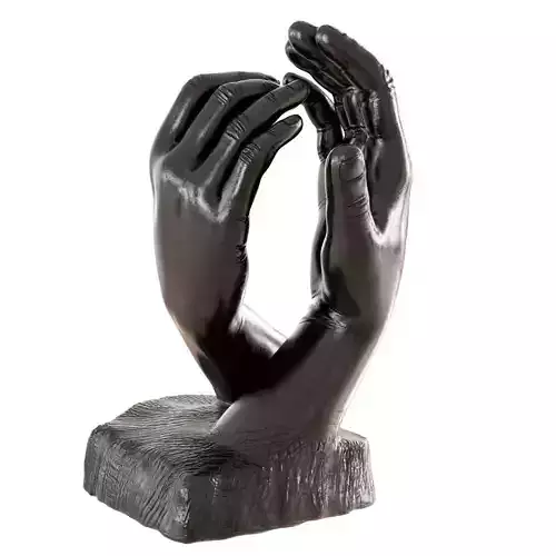 Sculpture two hands by Auguste Rodin