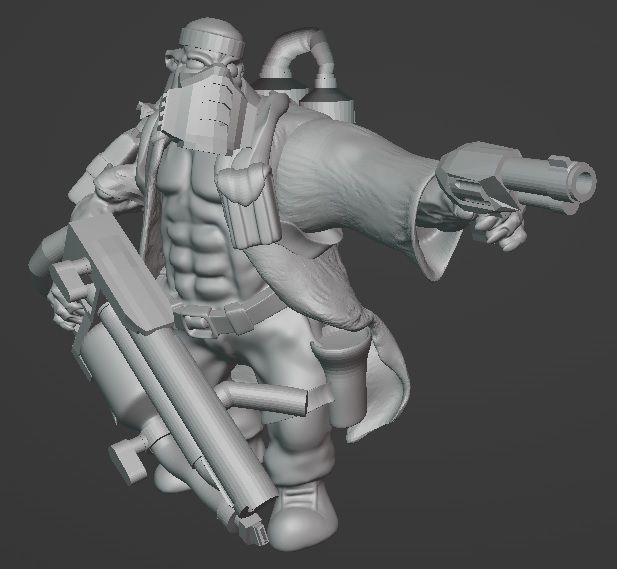 Ork Burner boyz 3D print model_1