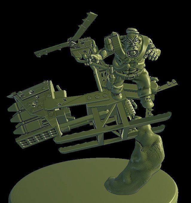 Ork Deffkopta abandon ship 3D model 3D printable | CGTrader