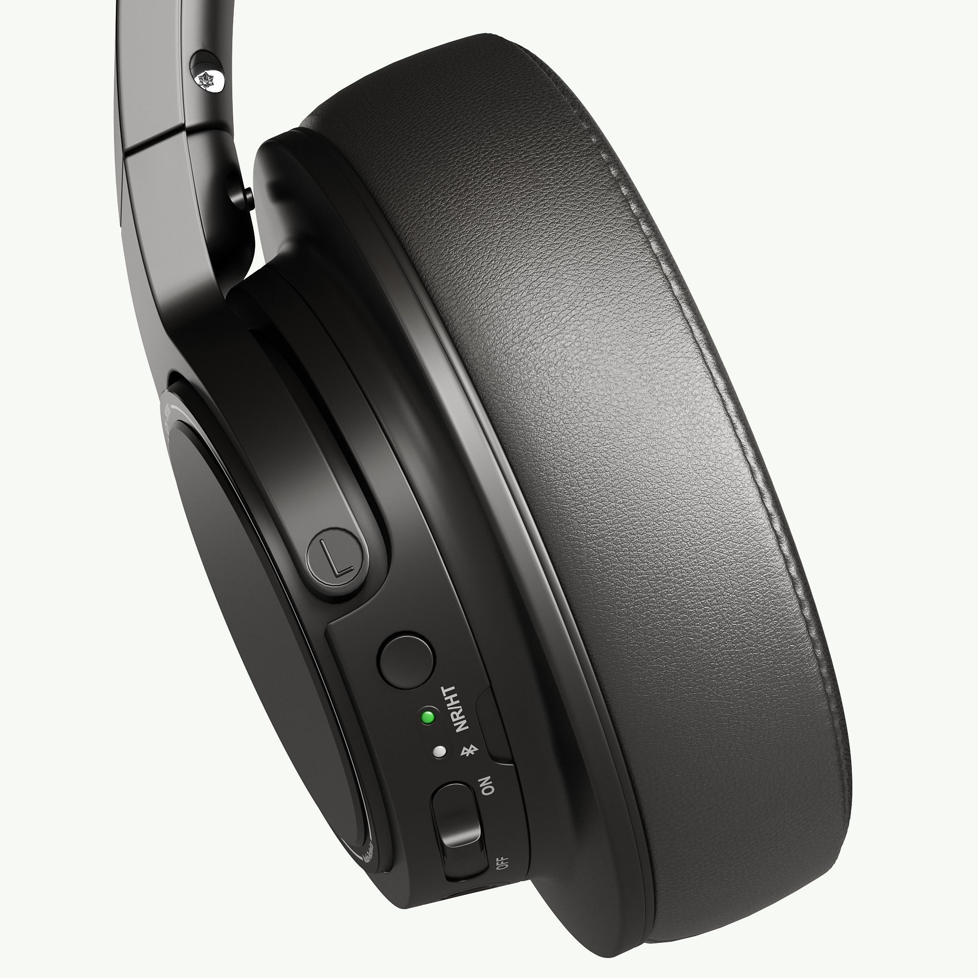 WireWireless headphone 3D model_5