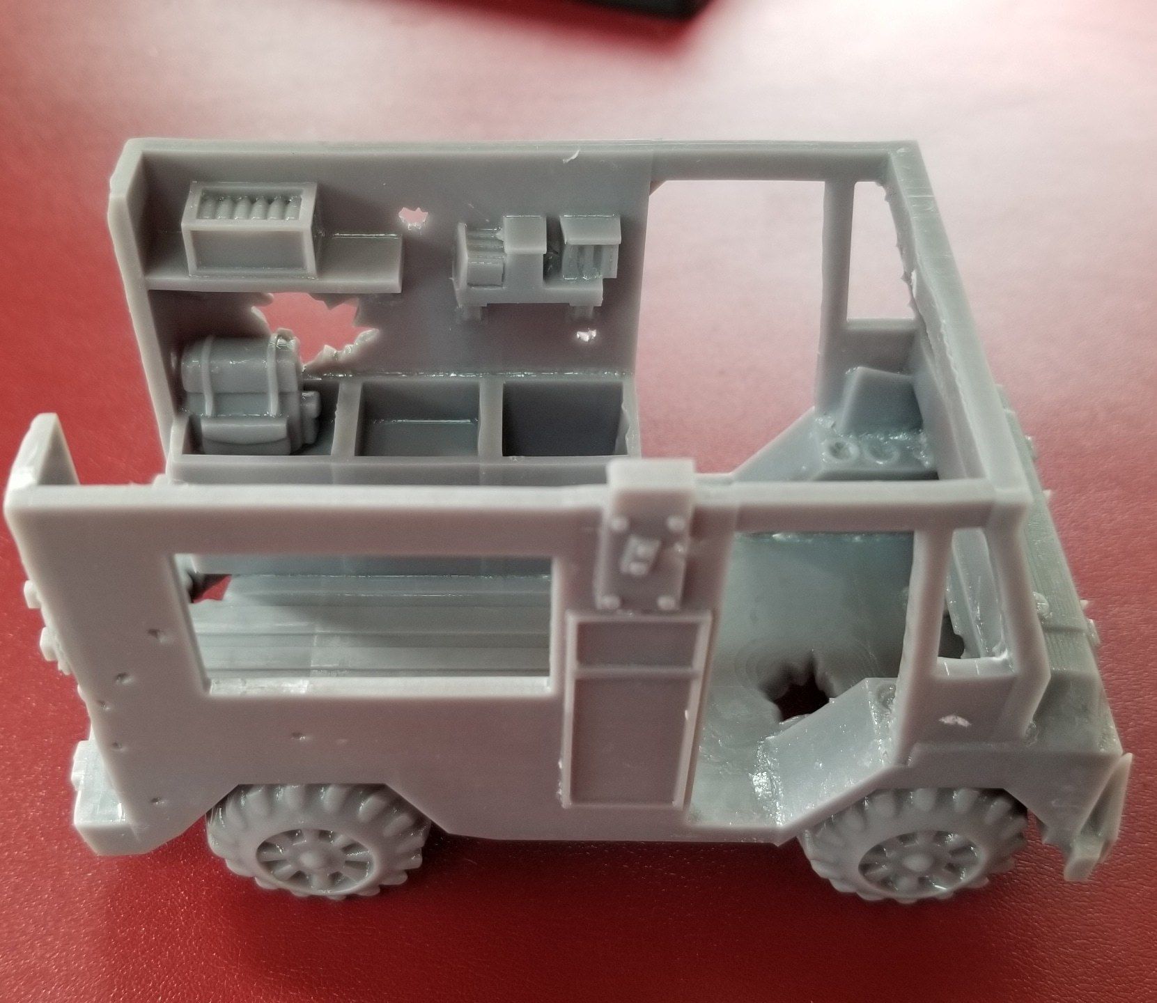 Ork looted ice cream truk 3D print model_3