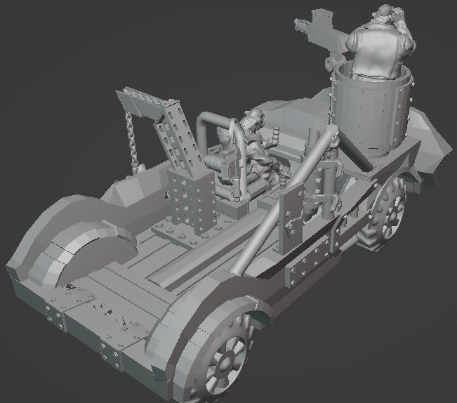 Ork kon truk v2 3D print model_5