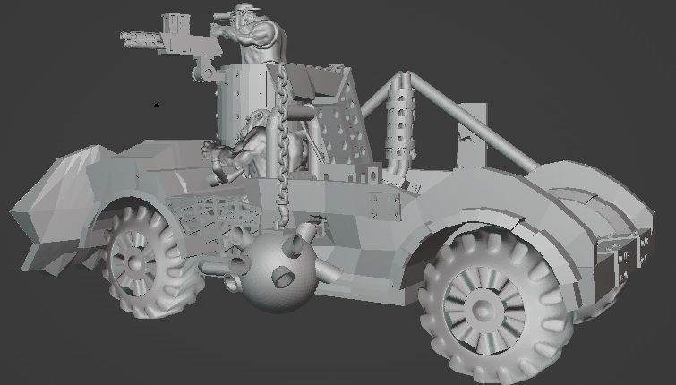 Ork kon truk v2 3D print model_6