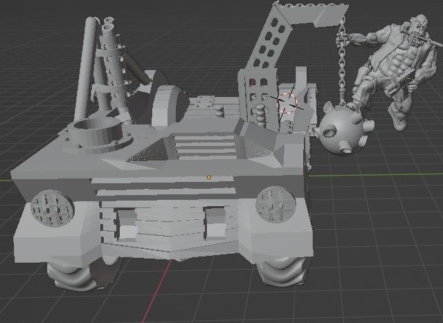 Ork kon truk v2 3D print model_1