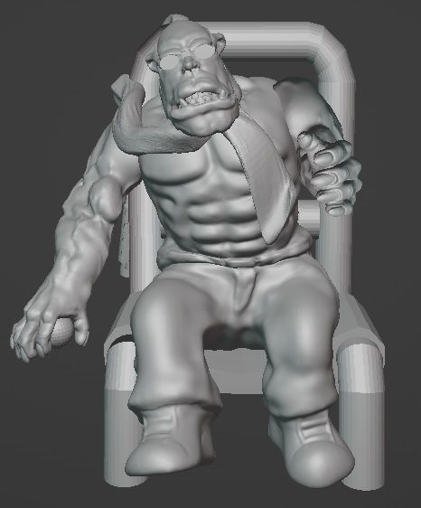 Ork kon truk v2 3D print model_7