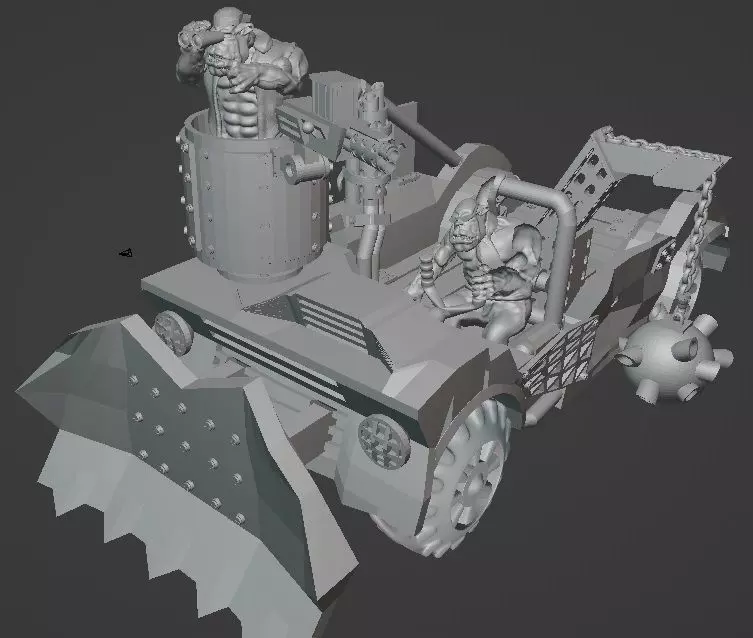 Ork kon truk v2 3D print model_0