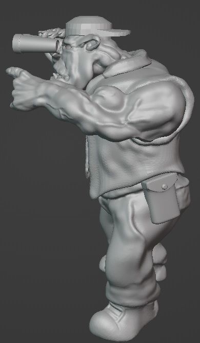 Ork kon truk v2 3D print model_13