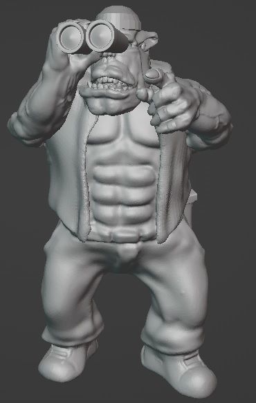 Ork kon truk v2 3D print model_12