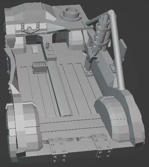 Ork kon truk v2 3D print model_2