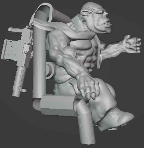 Ork kon truk v2 3D print model_8