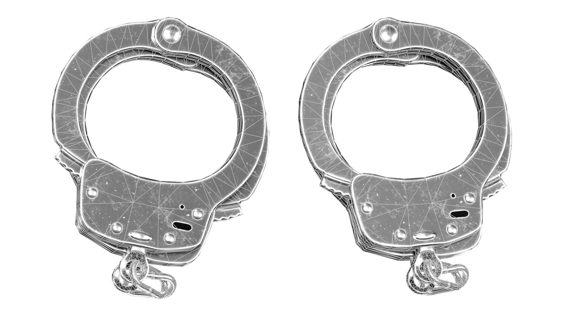 POLICE DUTY BELT Low-poly 3D model_12