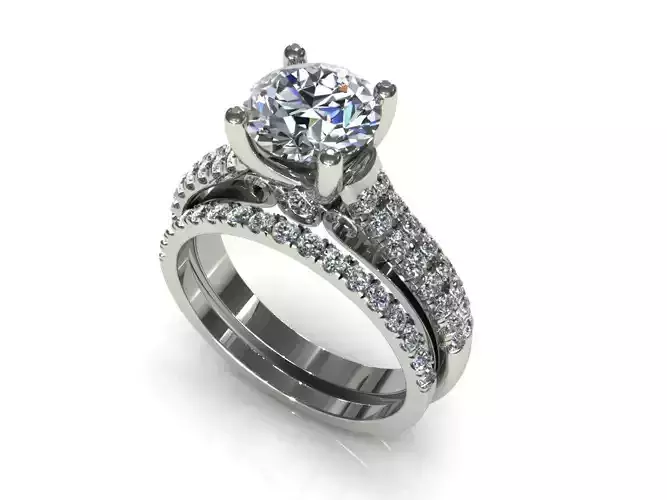 Verragio Double Pave Wedding Ring