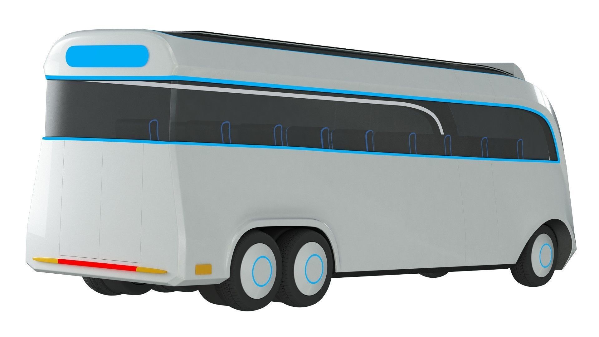 Futuristic Concept Bus 3D model_4