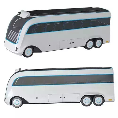 Futuristic Concept Bus 3D model