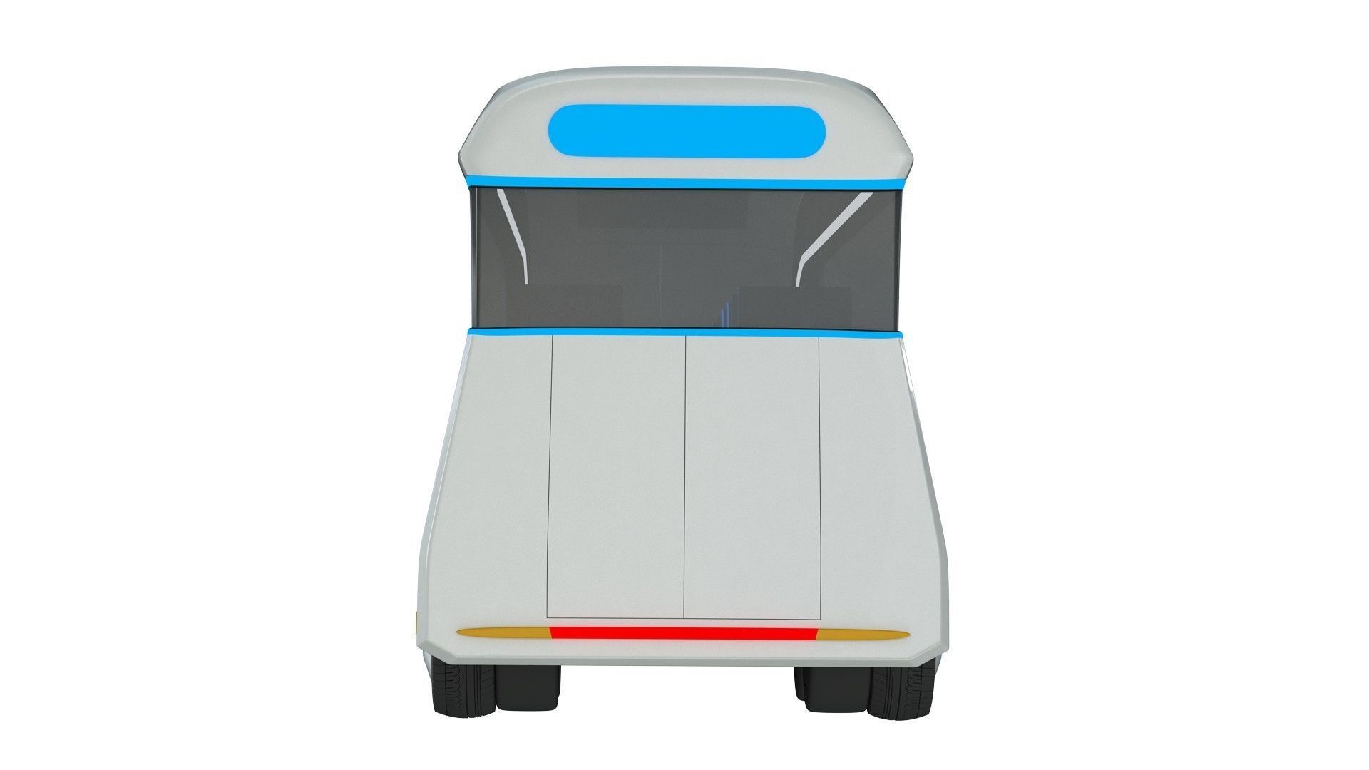 Futuristic Concept Bus 3D model_5