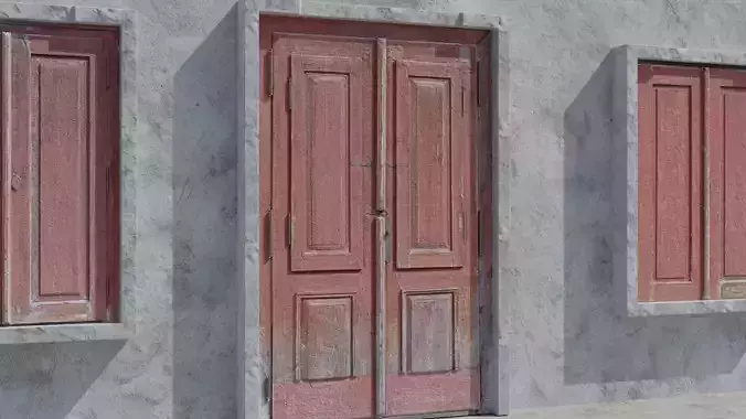 Red Windows and Doors Bundle