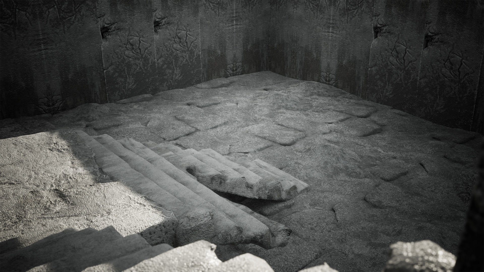 Modular Concrete Pack 10 Assets Low-poly 3D model_6