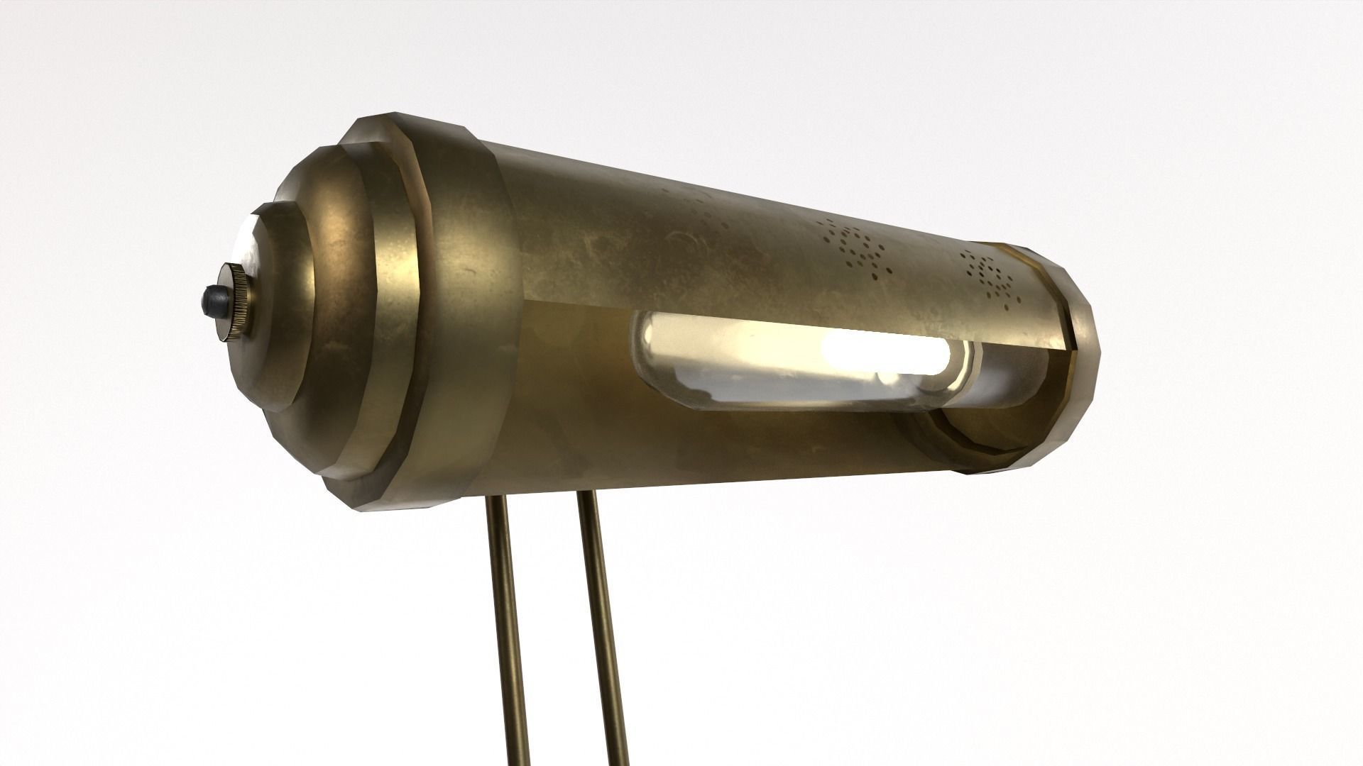 1930  Desk lamp Low-poly 3D model_11