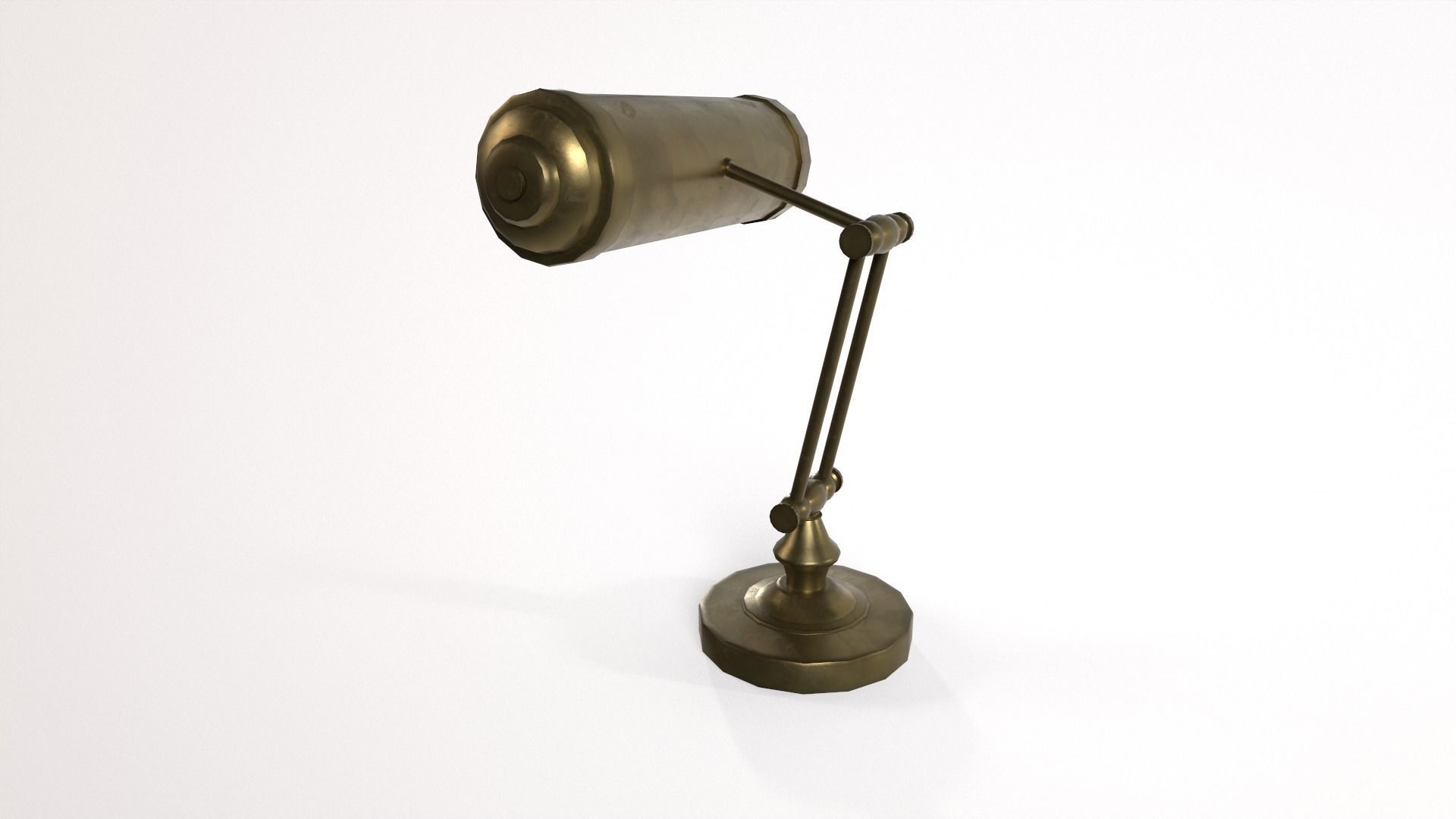 1930  Desk lamp Low-poly 3D model_6