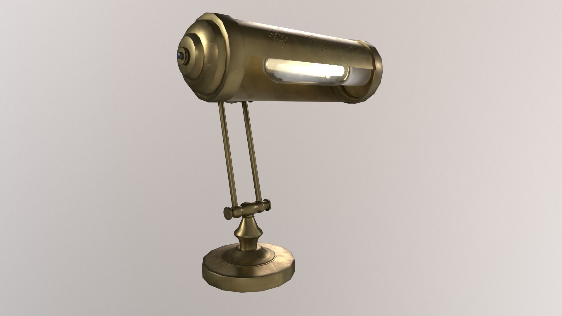 1930  Desk lamp Low-poly 3D model_5