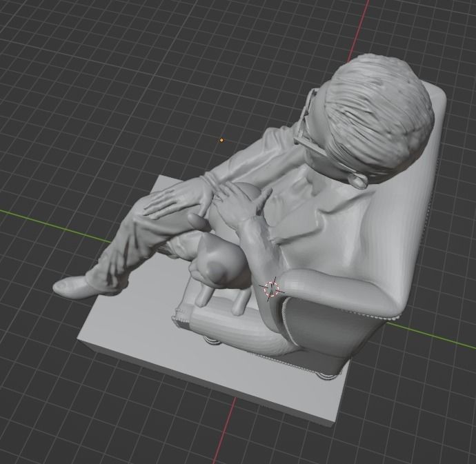 Erwin Schrodinger 3D print model_20