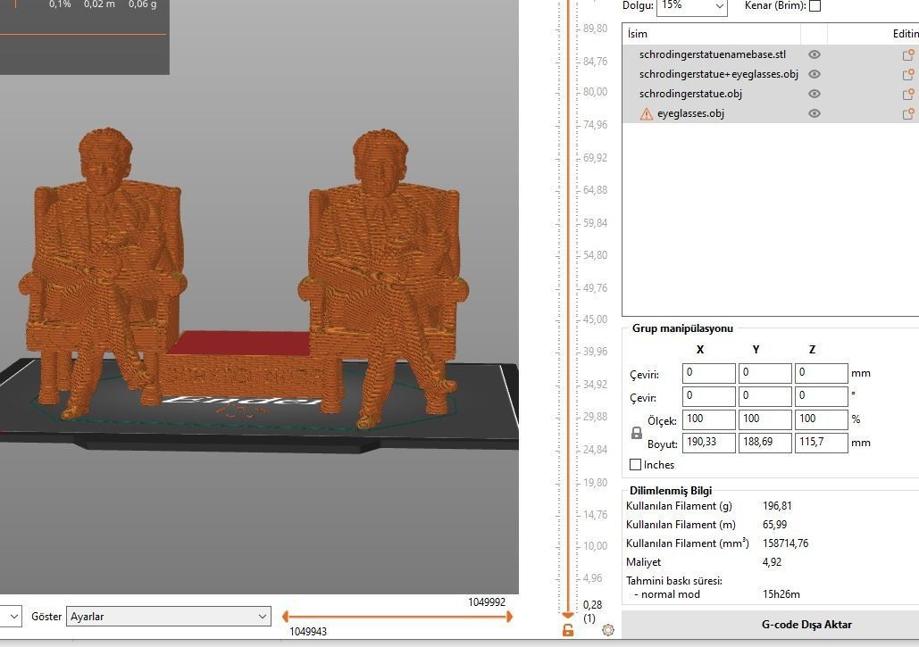 Erwin Schrodinger 3D print model_13