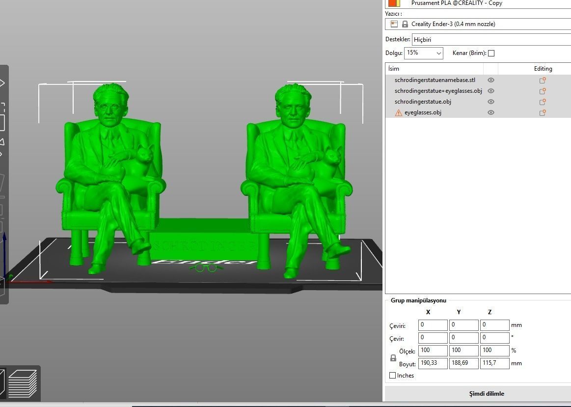 Erwin Schrodinger 3D print model_12