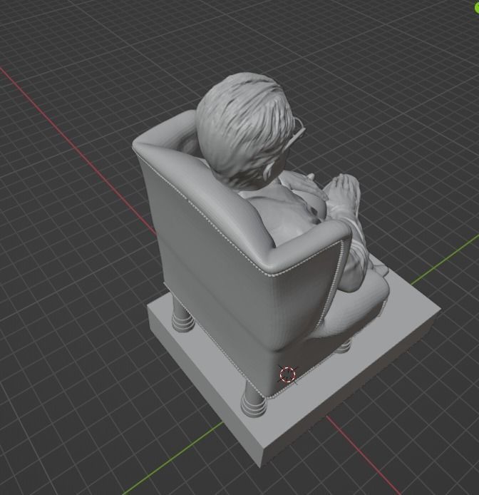 Erwin Schrodinger 3D print model_17