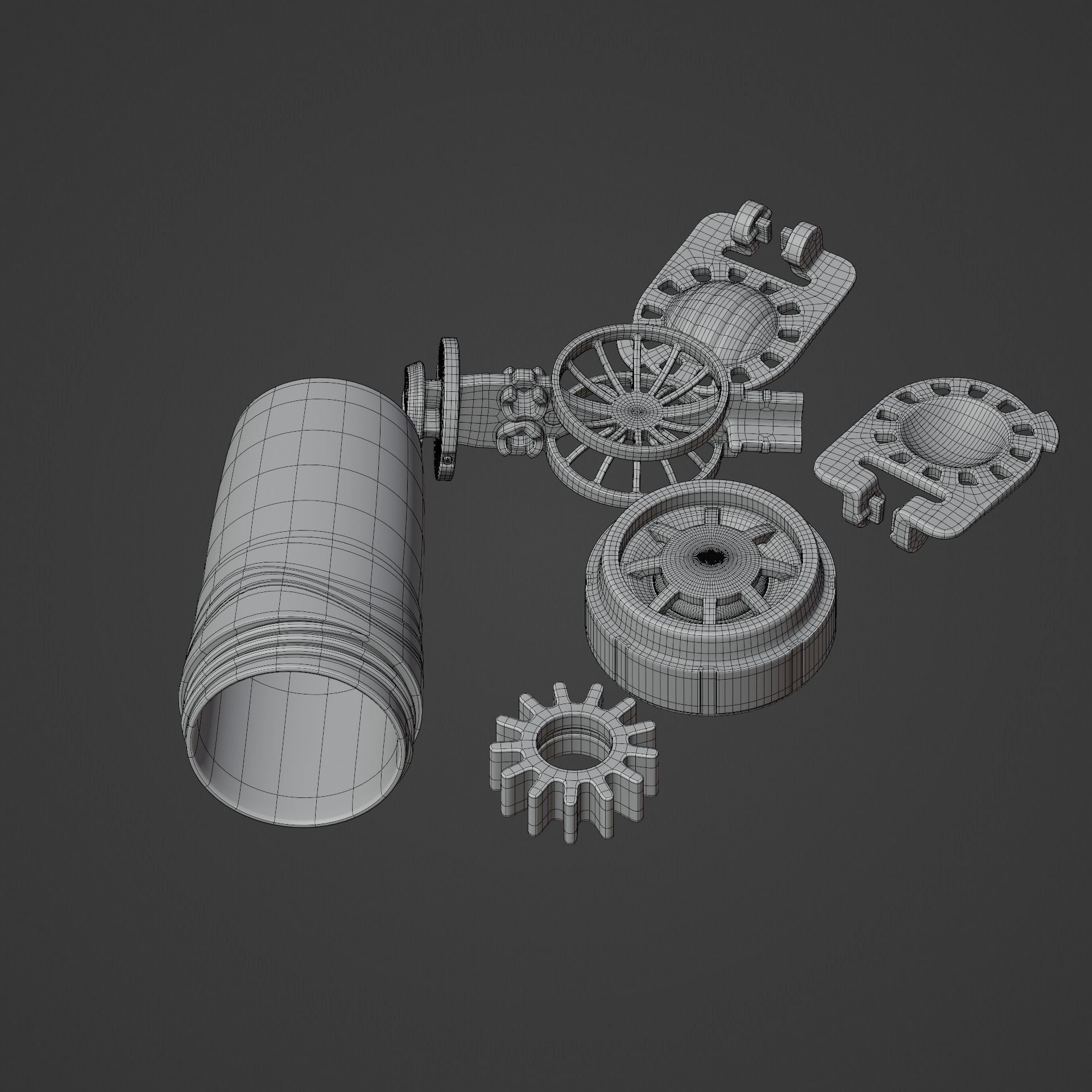 BOTTLE CONTAC LENSES 3D model_1