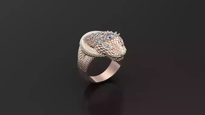 Snake Ring New Design Cad ANM 18