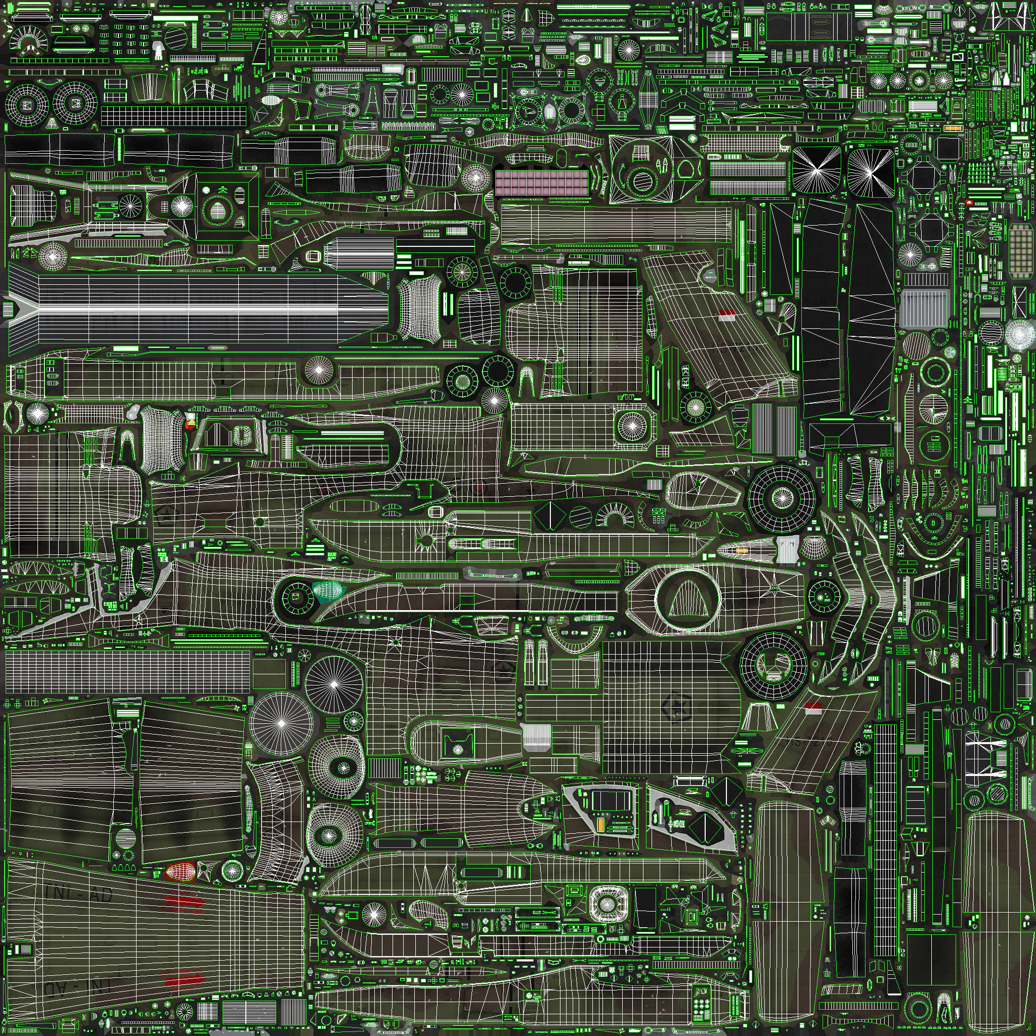  Apache AH-64E Guardian Indonesia Static Low-poly 3D model_32