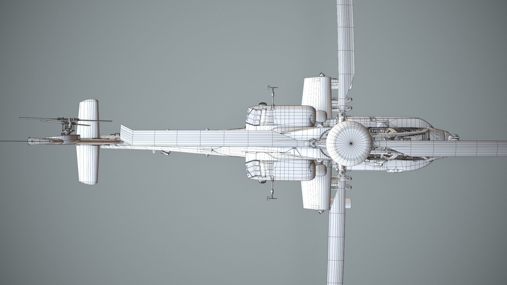  Apache AH-64E Guardian Indonesia Static Low-poly 3D model_27