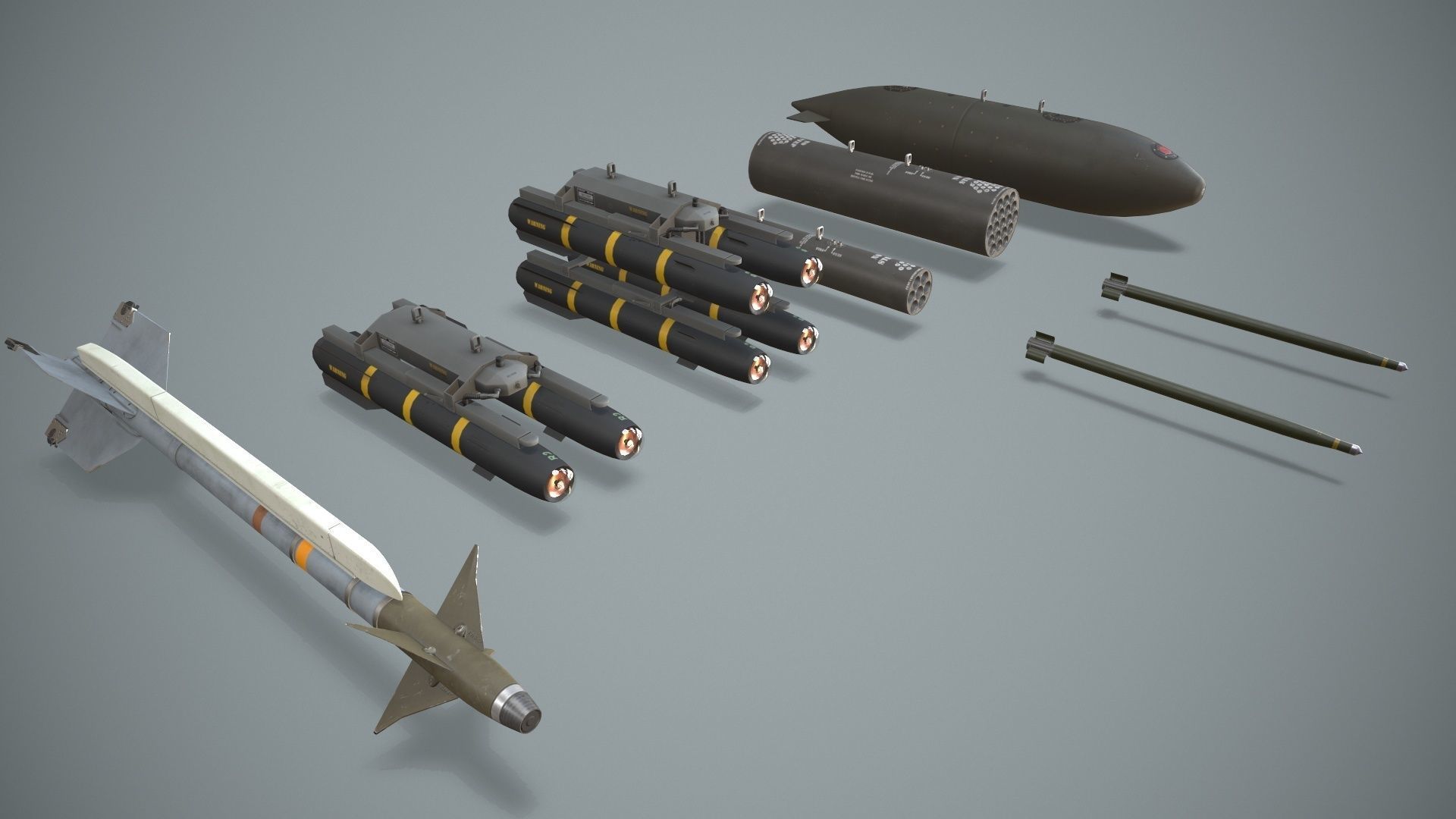  Apache AH-64E Guardian Indonesia Static Low-poly 3D model_20